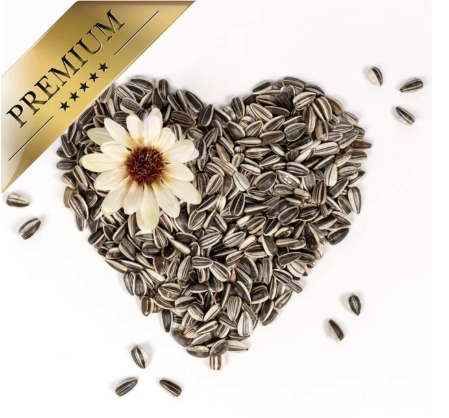 EE-Pflanzenhof's Sonnenblumenkerne gestreift 750g
