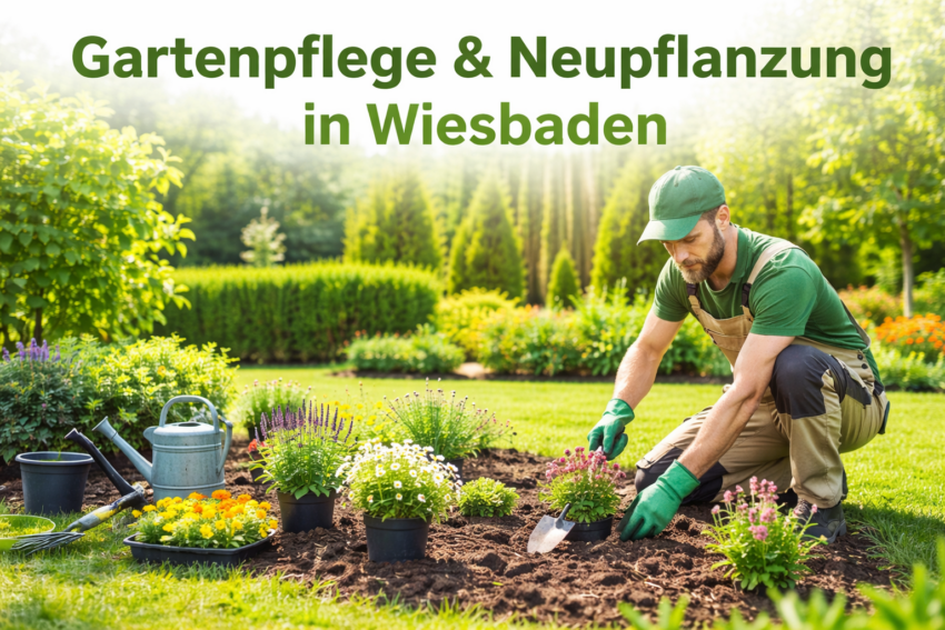 Gartenpflege, Planung und Neupflanzung